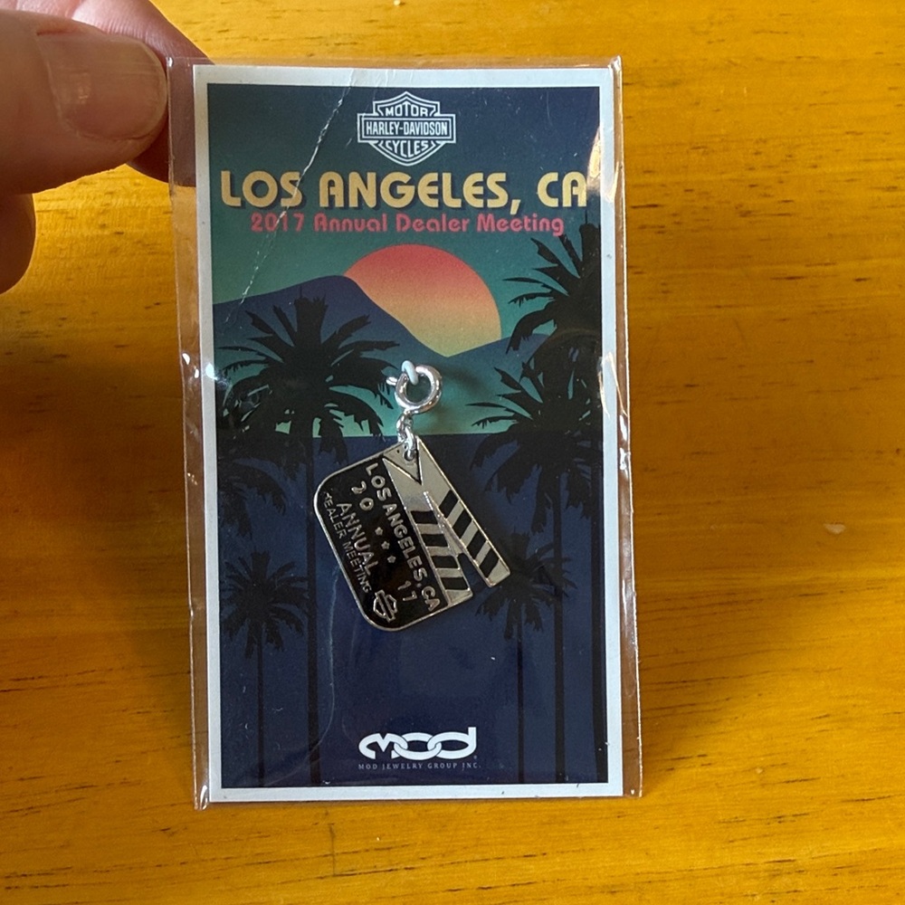 Harley Davidson 2017 dealer show charm from Los Angeles CA. New in package